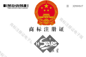 好消息，恒星組合商標(biāo)申請注冊成功！