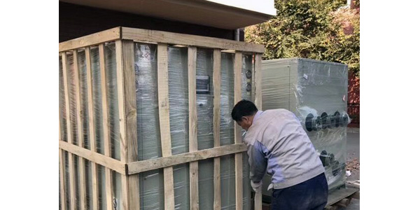 渦旋式水源熱泵機(jī)組廠家完成測(cè)試，用戶安裝簡(jiǎn)便